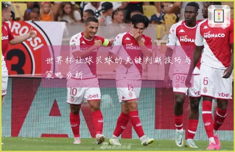 世界杯让球买球的关键判断技巧与策略分析